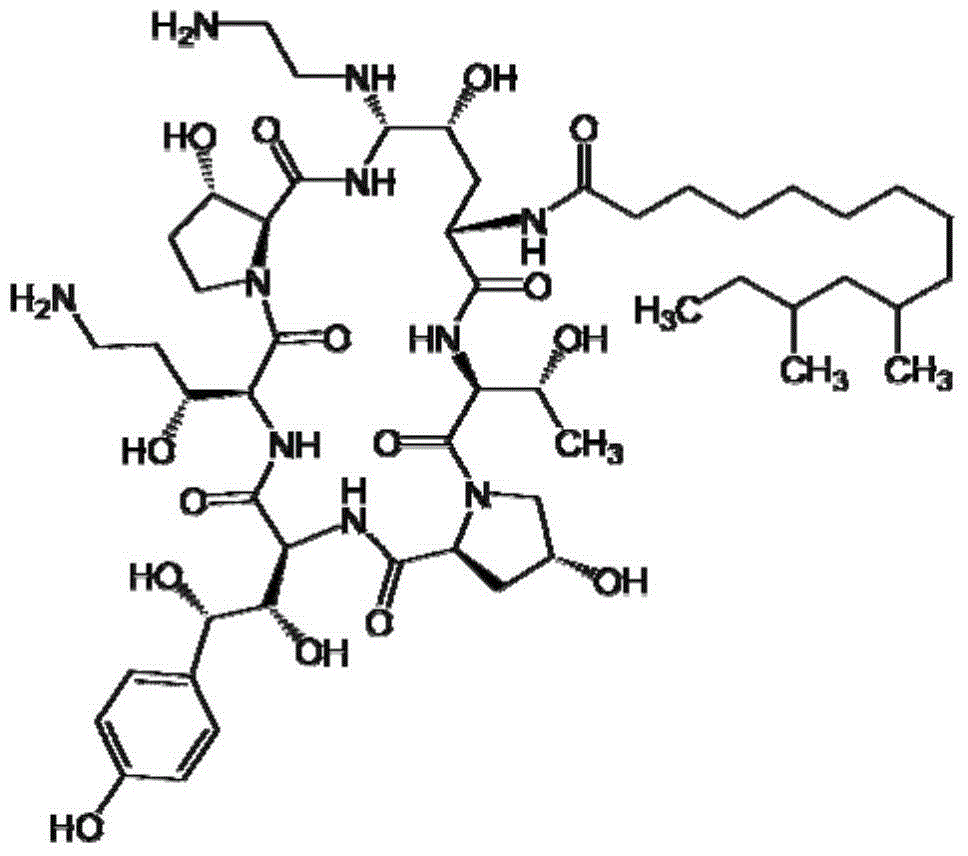 Method for finely purifying caspofungin