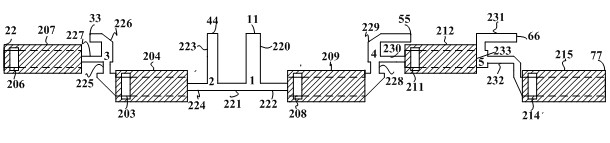 Phase position continuous linear-variable phase shifter for base station electrically controlled antenna