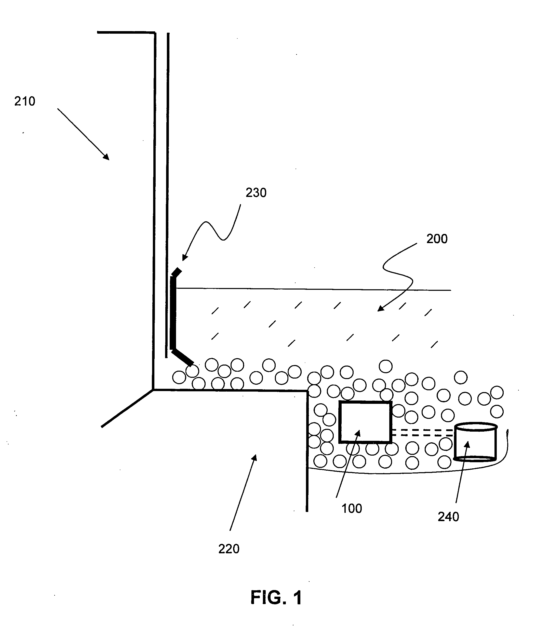 Basement drainage conduit