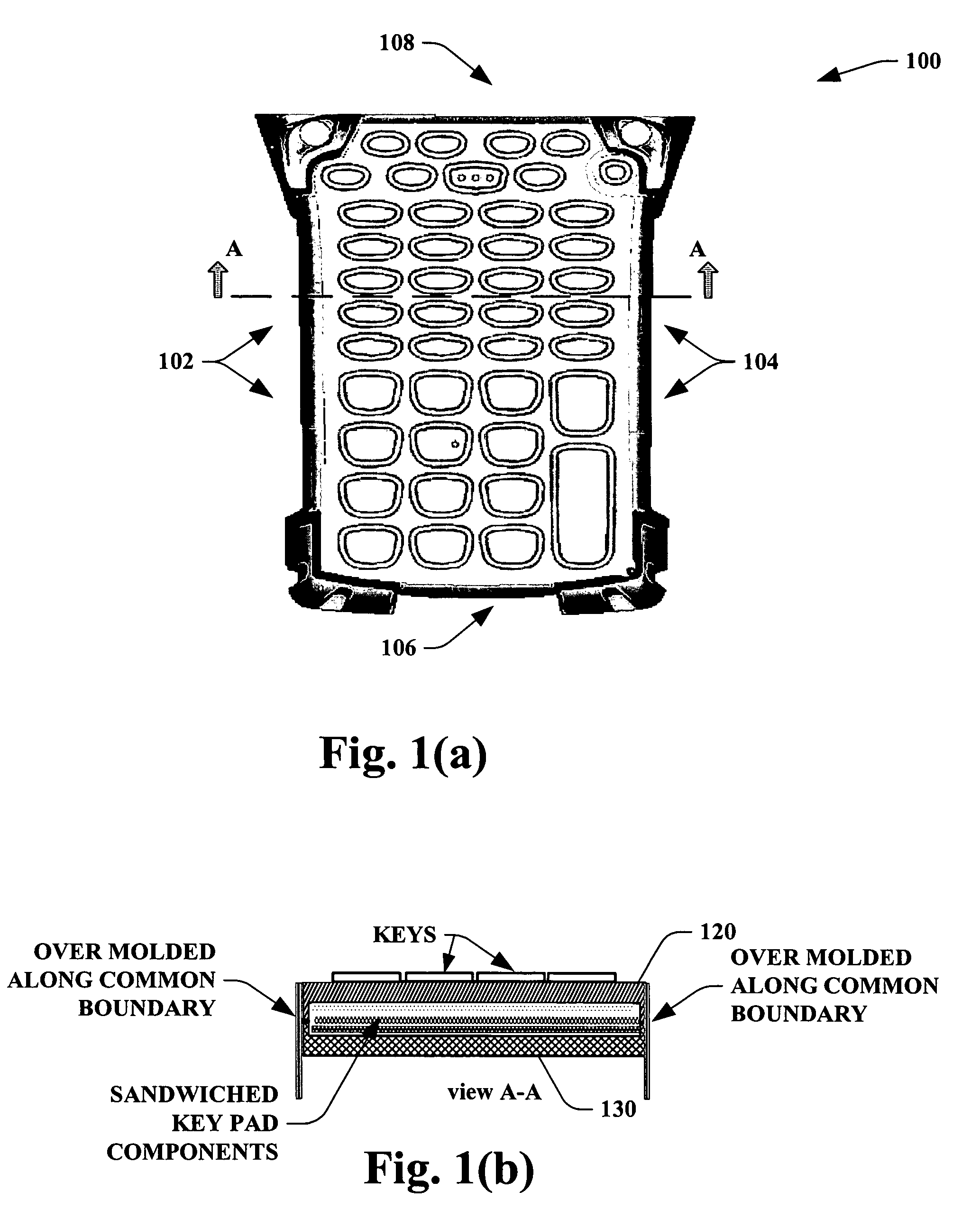 Self contained keypad assembly