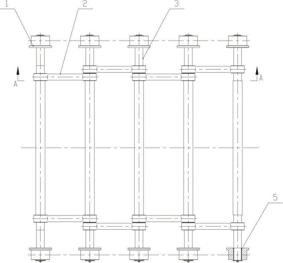 Heavy duty type high-temperature conveying chain