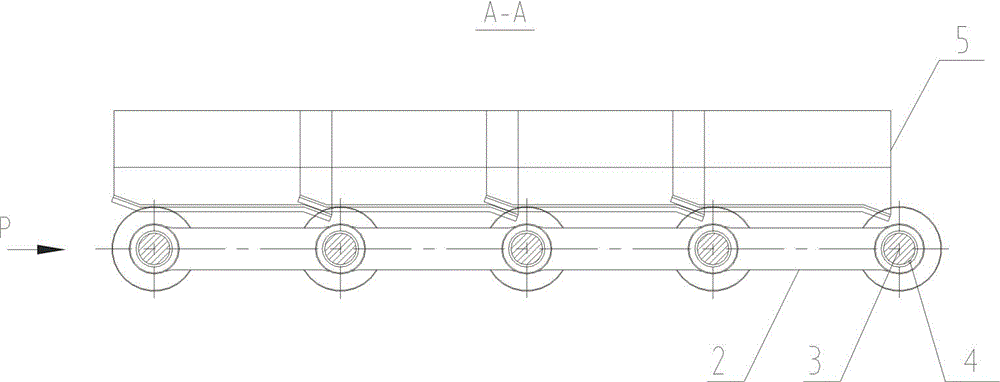 Heavy duty type high-temperature conveying chain