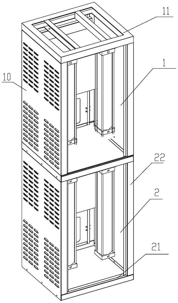 Electrical cabinet convenient to assemble