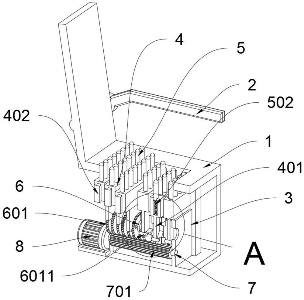 Massage device for relieving pain at affected part of anorectal department