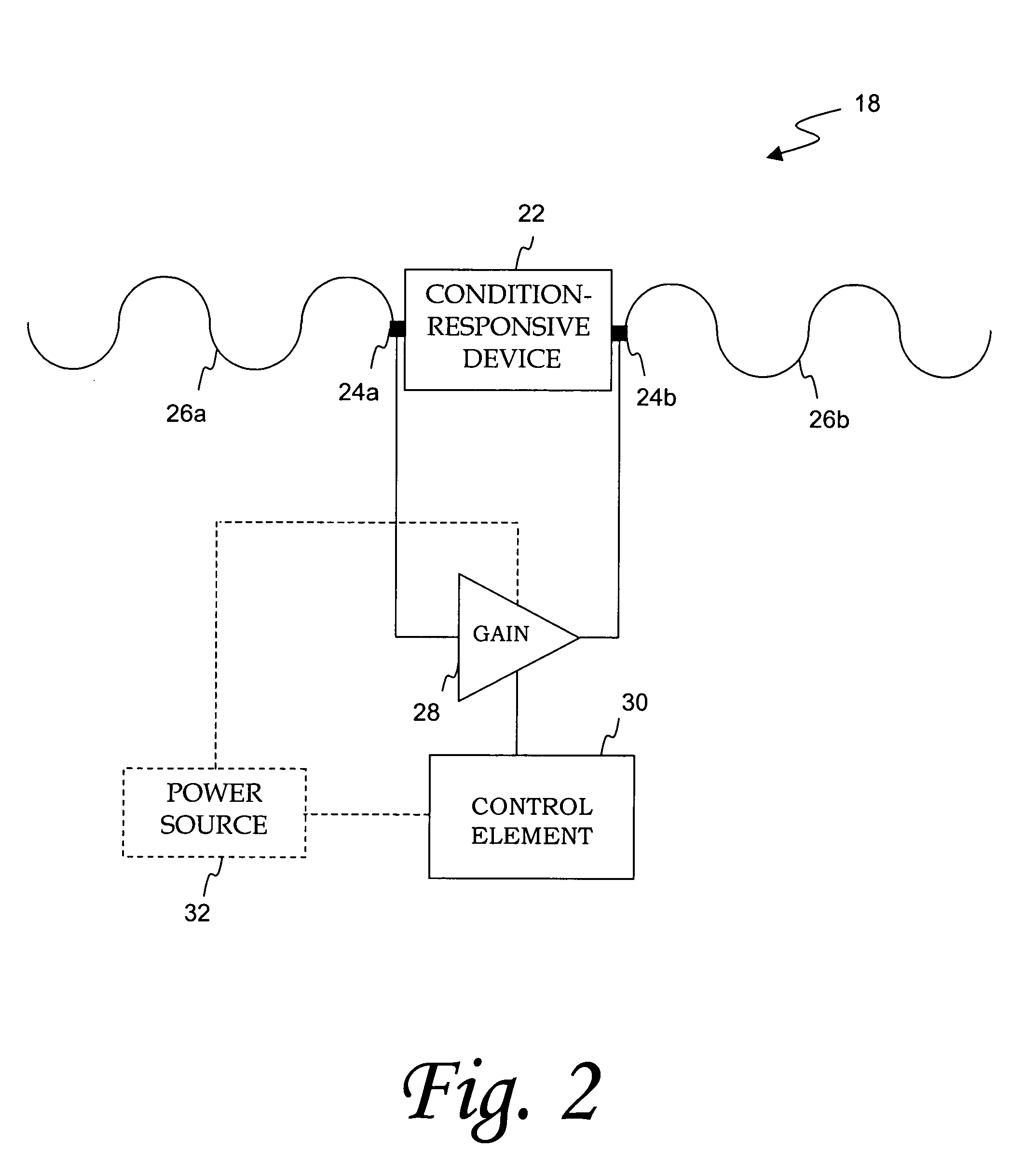 Acoustic wave device with digital data transmission functionality