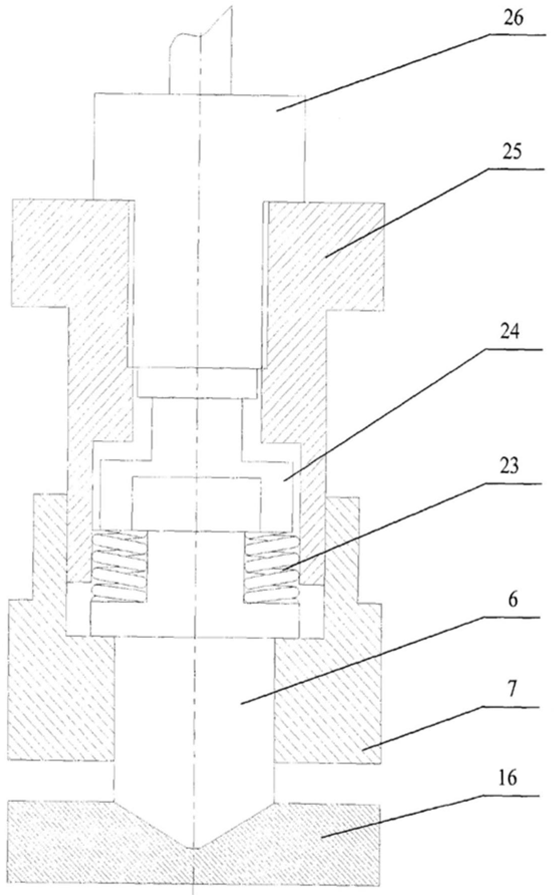 A ground simulation test device for folding wing deployment mechanism