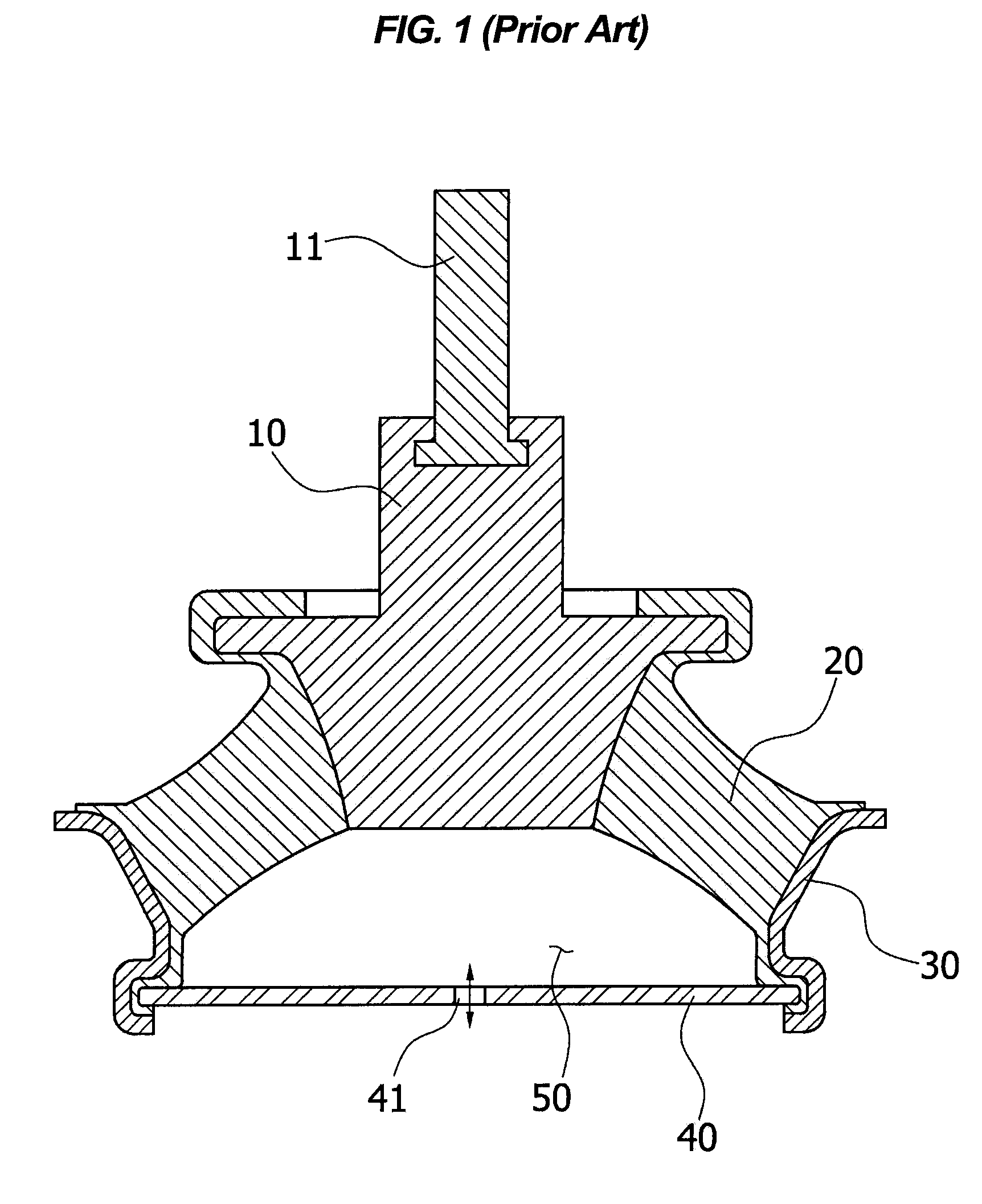 Air-Damped Engine Mount