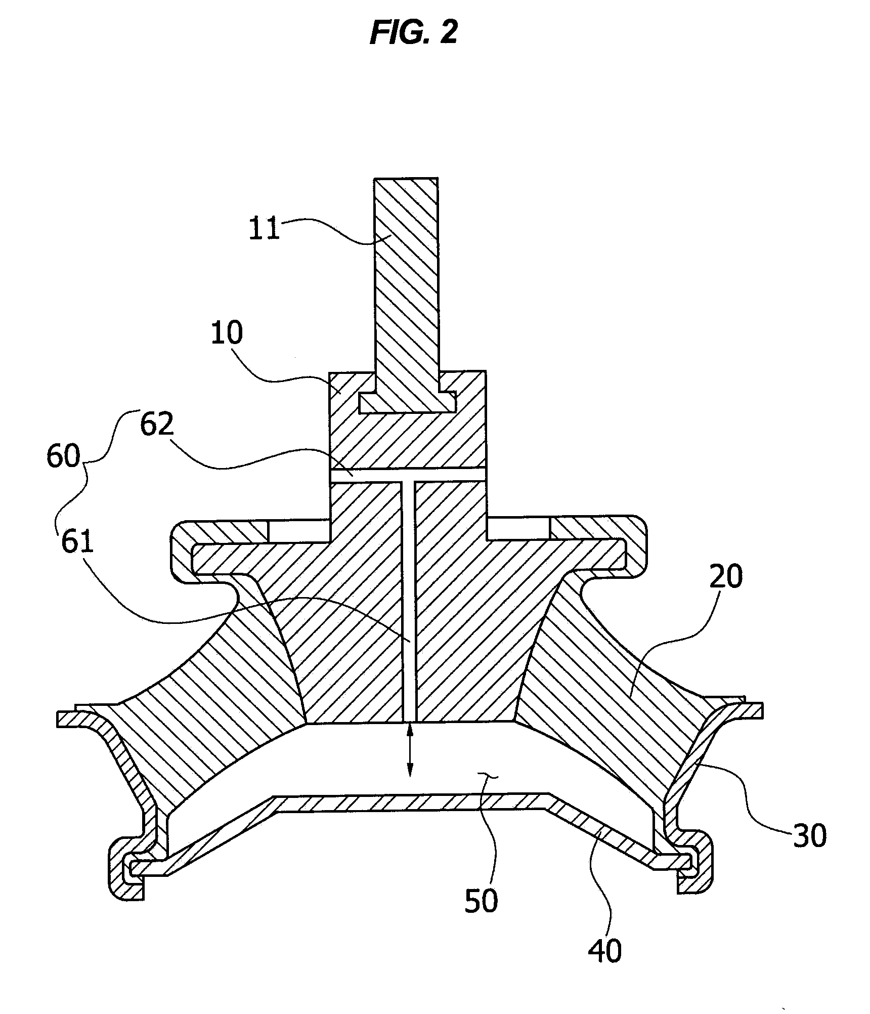 Air-Damped Engine Mount