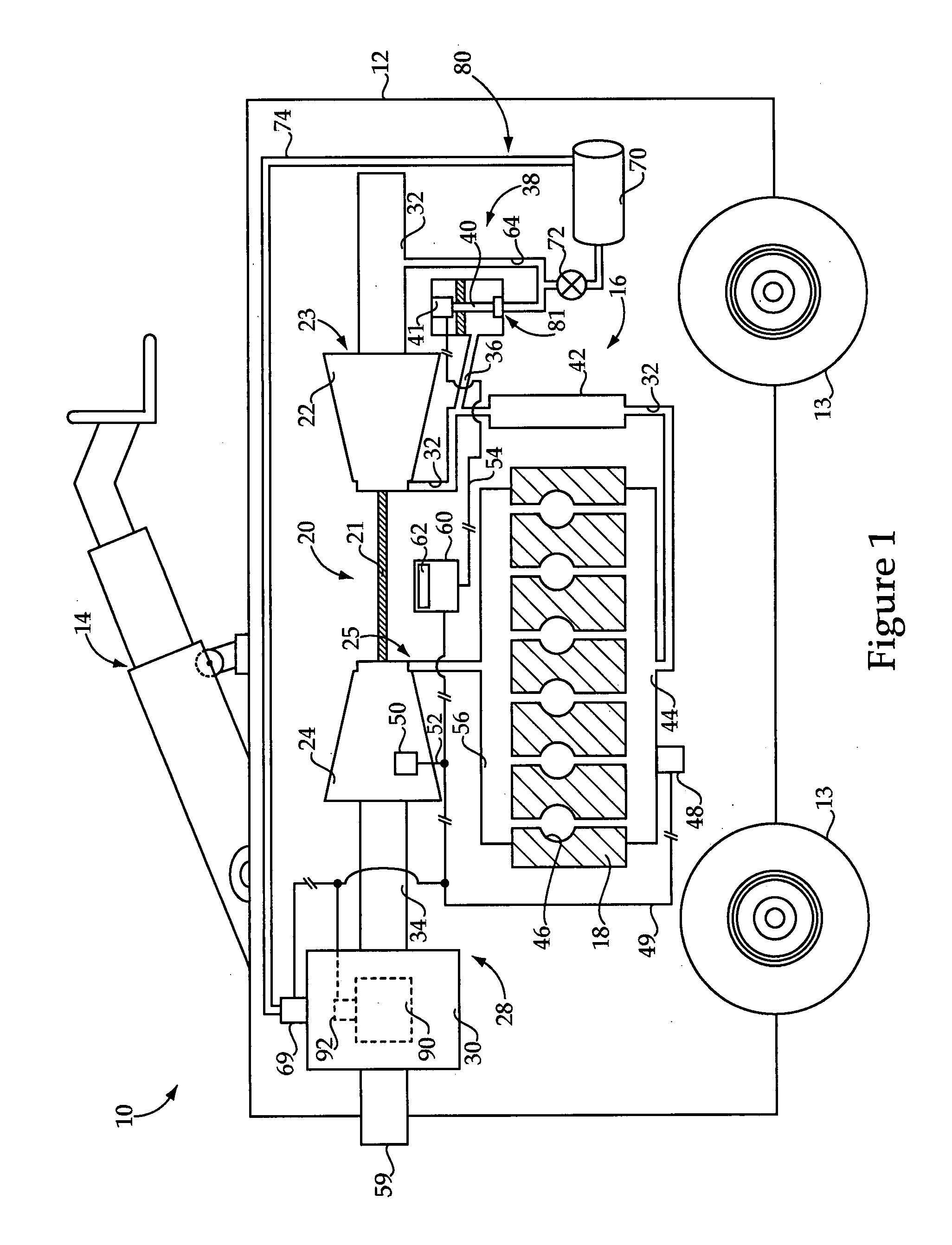 Machine, engine system and operating method