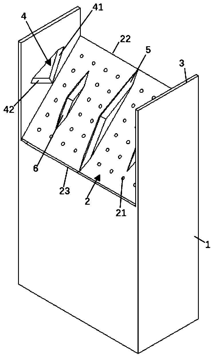 Multi-blade composite fixed grate piece