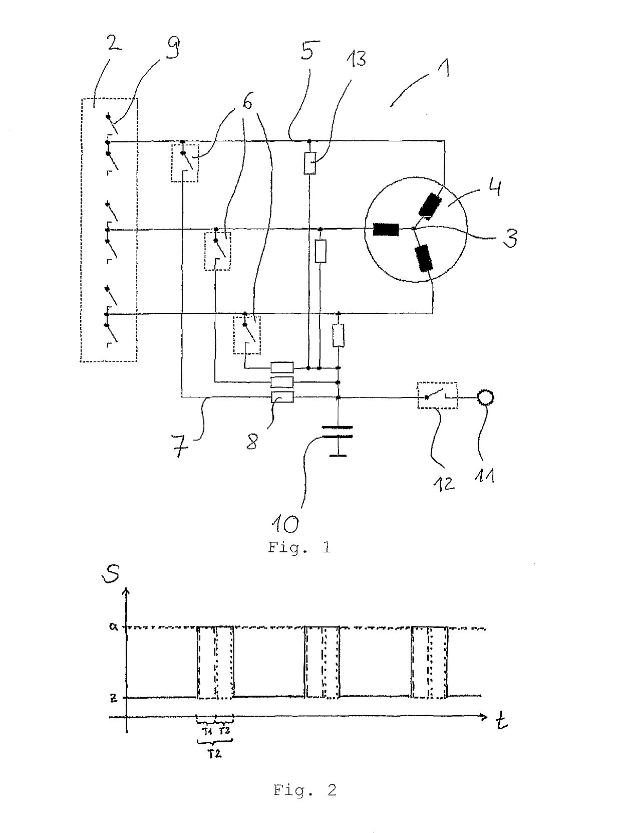 Control circuit and control method for a synchronous machine