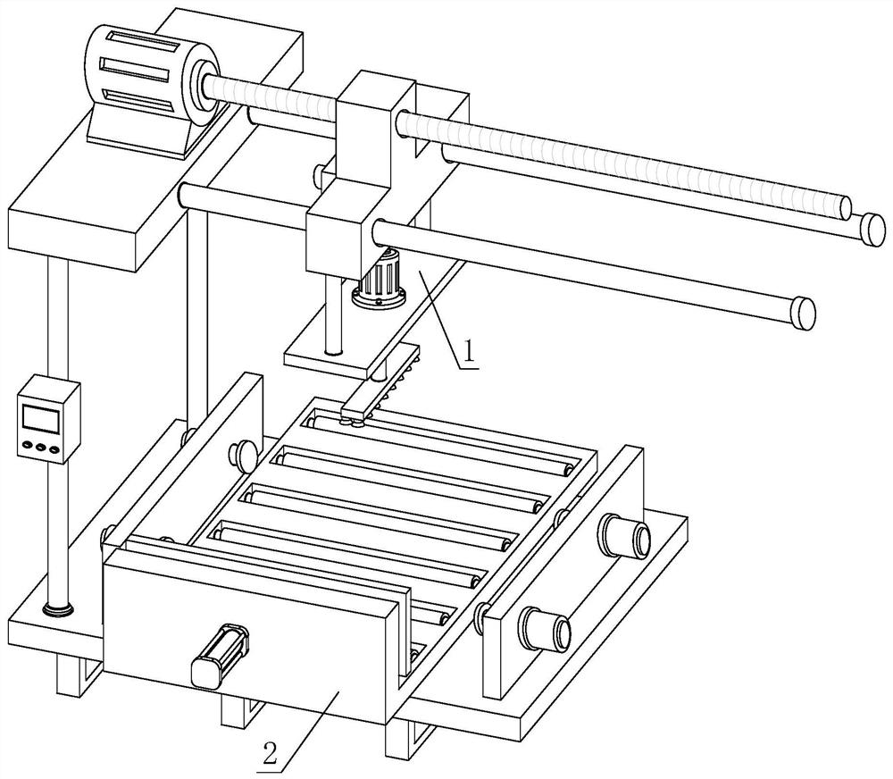 A special machine for assembly of the upper water chamber of an automobile air conditioner