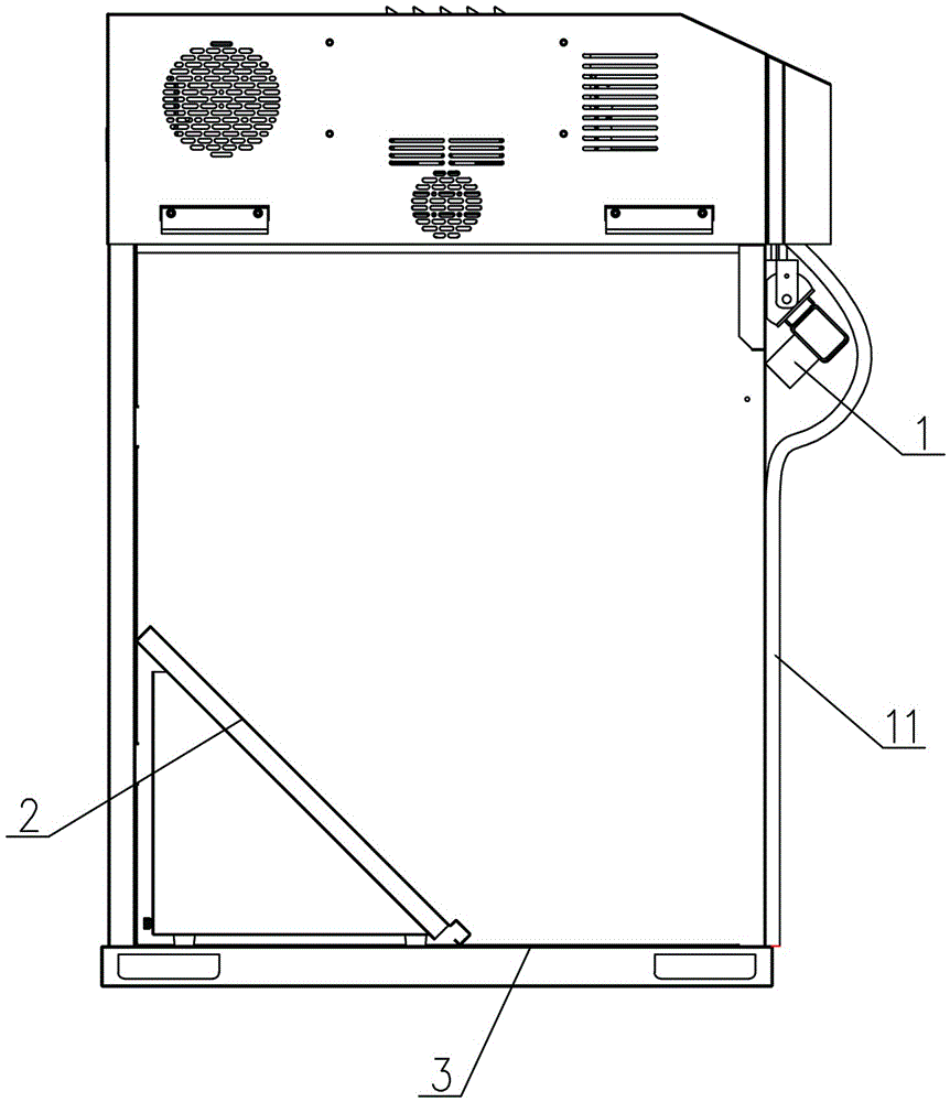 Non-contact type color detecting method based on digital image technology