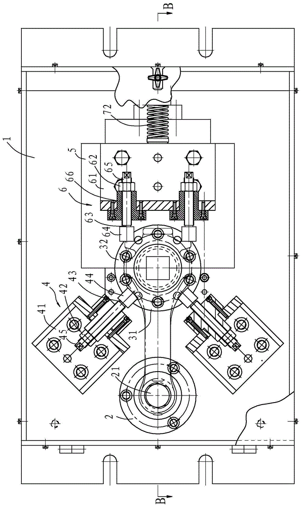 Embrittling splitting and clamping device used for connecting rod cap and connecting rod body with high strength and toughness steel