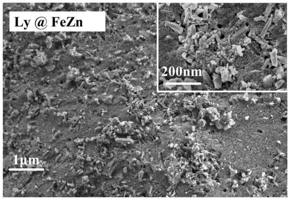 Preparation method and application of lysine functionalized layered double hydroxide adsorbent