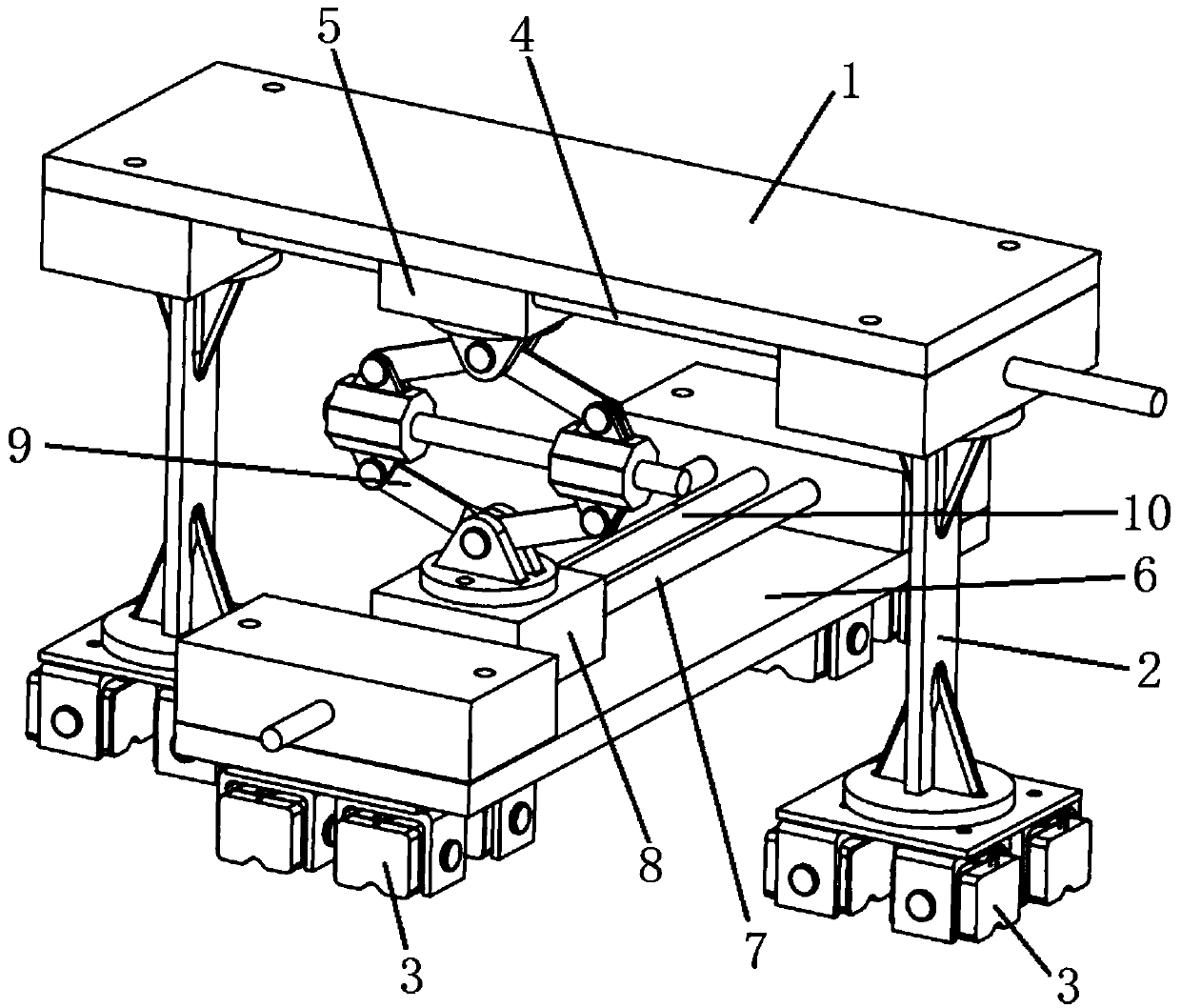 An obstacle-climbing robot