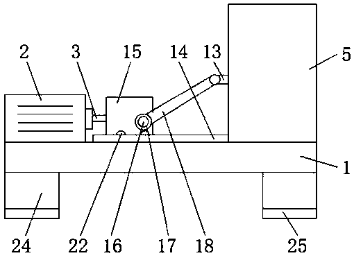 Perforating machine with automatic clamping function for precision machining