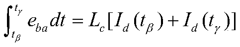 Commutation failure prediction method considering waveform distortion and DC current change