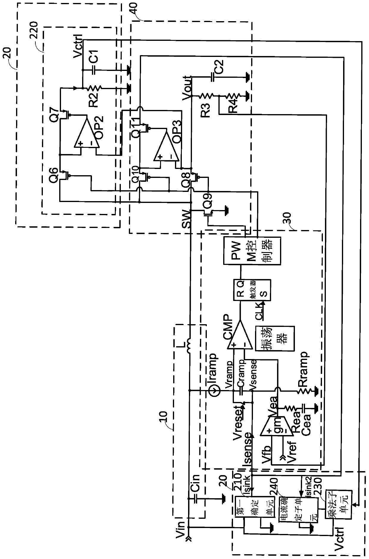 Voltage adjusting device, chip, power supply and electronic equipment