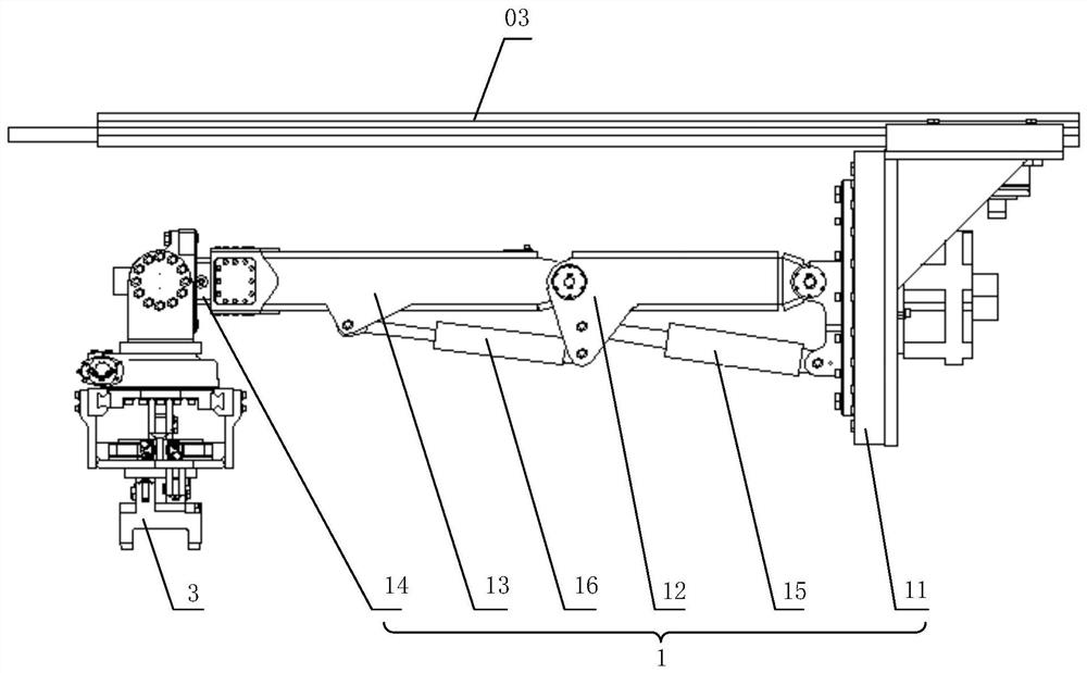 A tool changing device for changing the hob of a shield machine