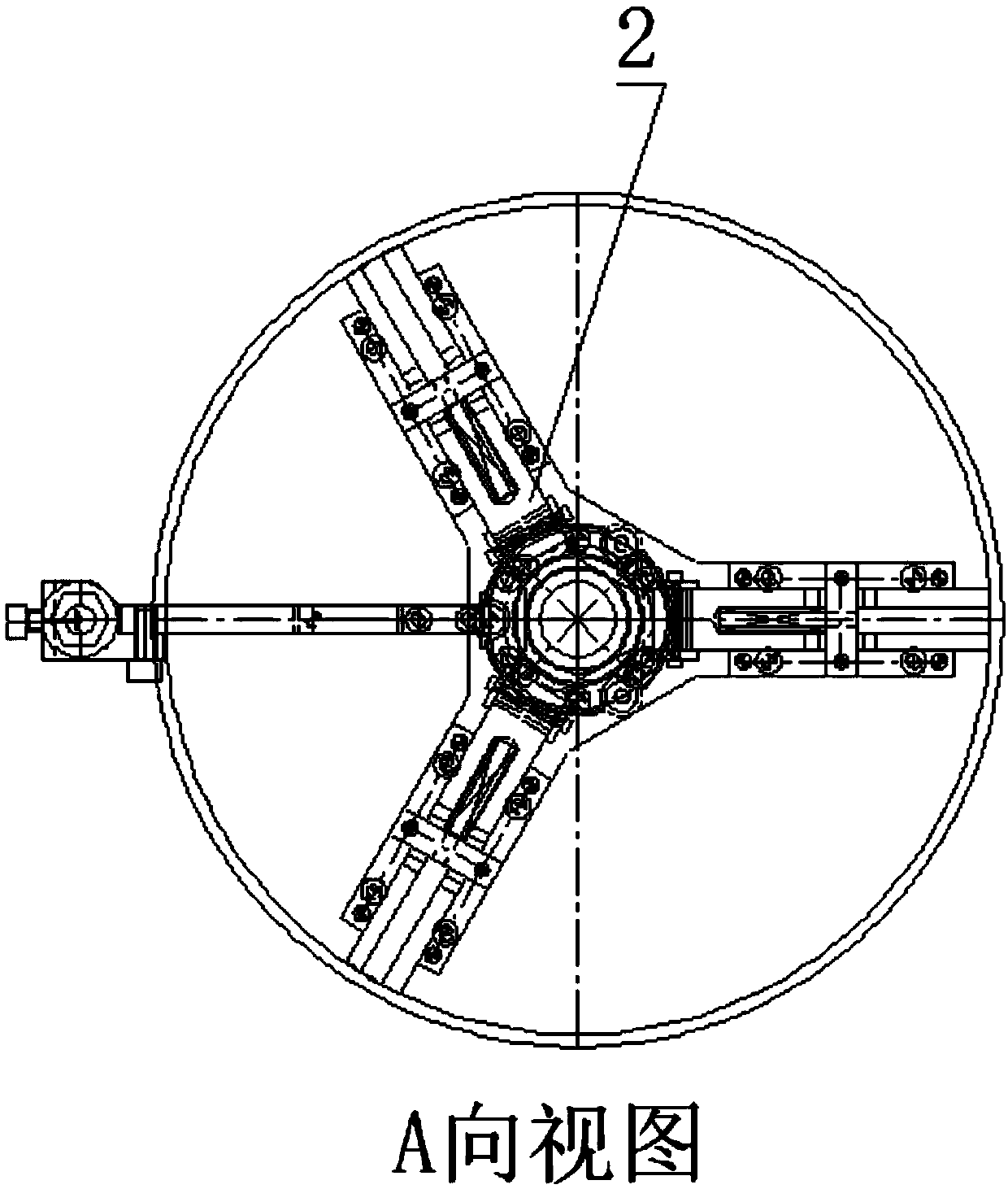 Method for detecting parts of transition section of combustion chamber