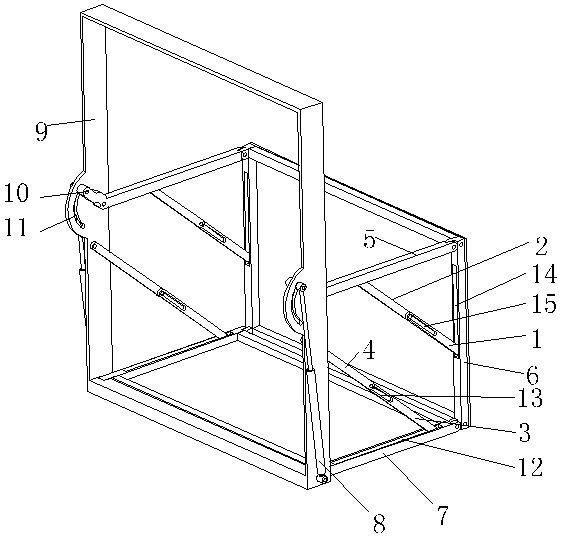 Movable suspension type balcony