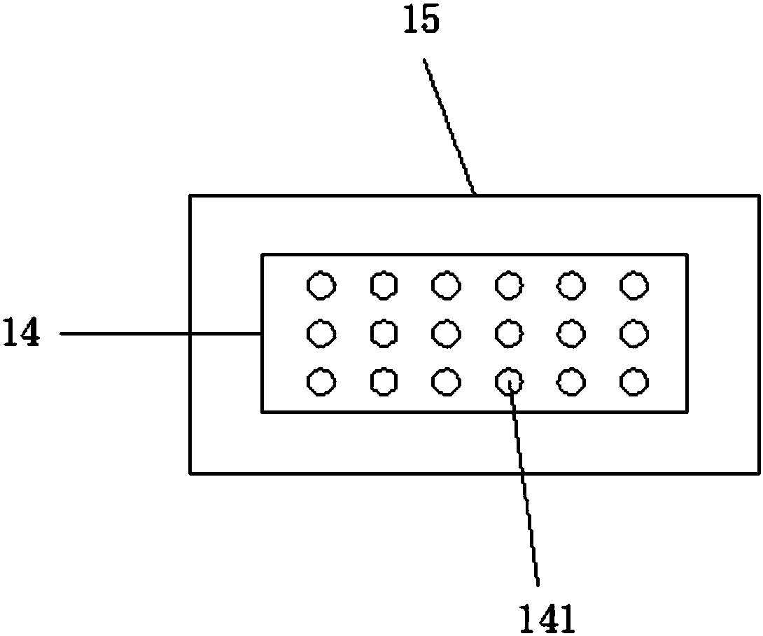 Efficient snow melting and removing device for municipal engineering road