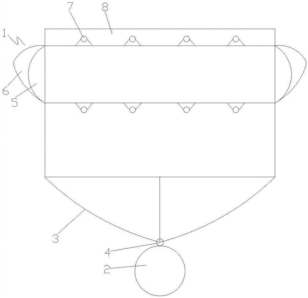 Marine floating facility stabilizer