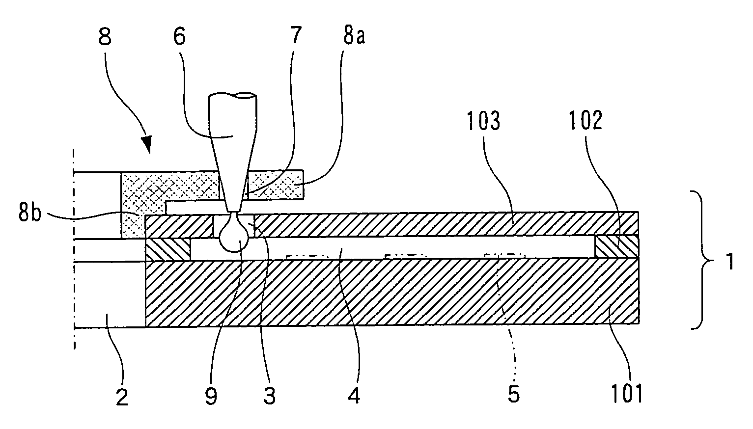 Liquid specimen analysis disk assembly