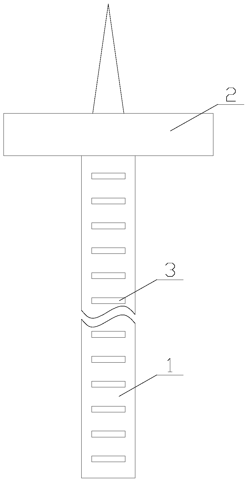 A communication iron tower with deicing edge function