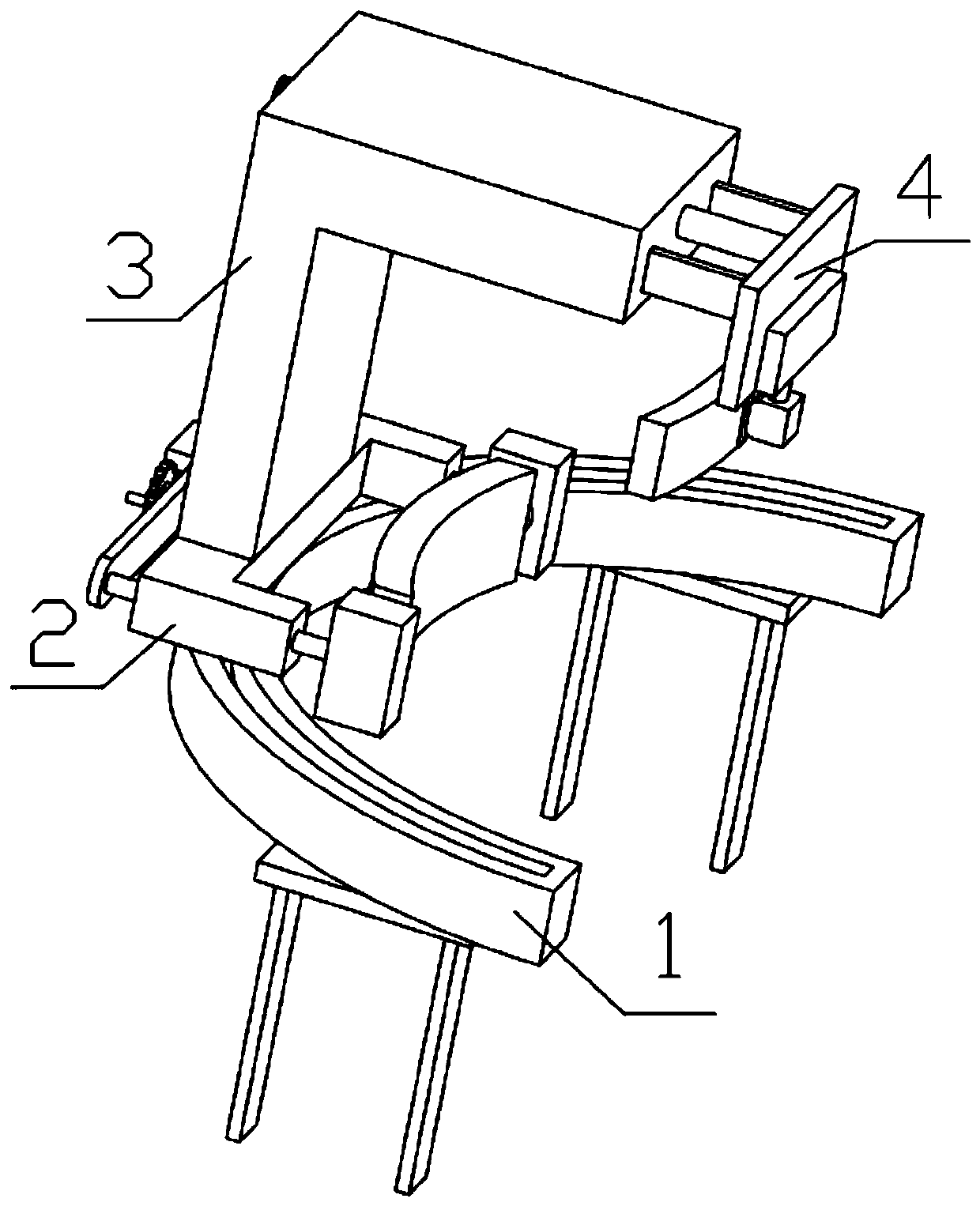 Rehabilitation device based on isometric contraction exercise of posterior cervical muscle group