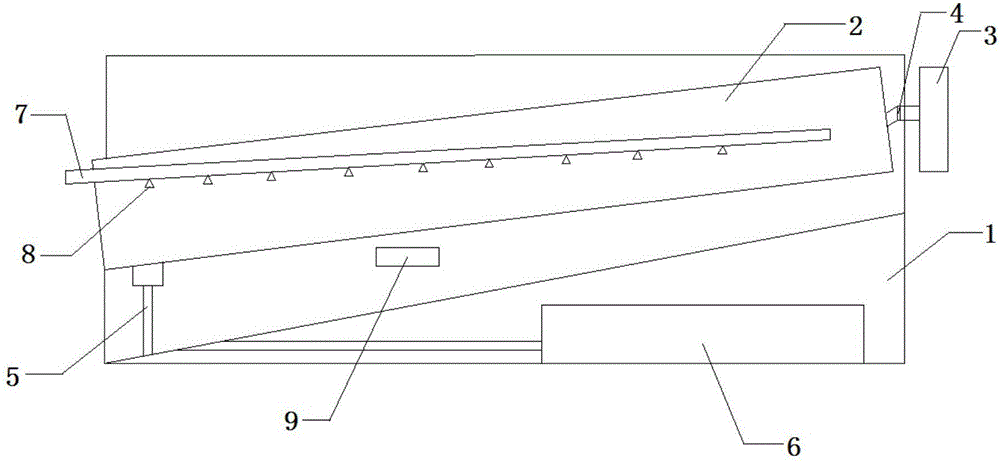 Medical material cleaning and drying device