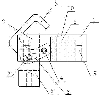 Hook type clamping mechanism