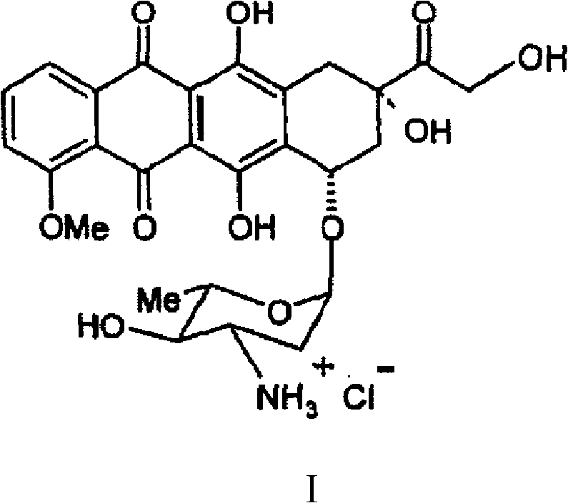 Preparation method for intermediate of epirubicin hydrochloride