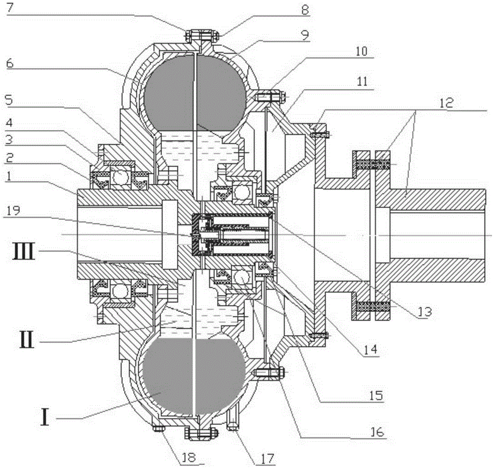 A water medium coupler and its internal pressure relief method