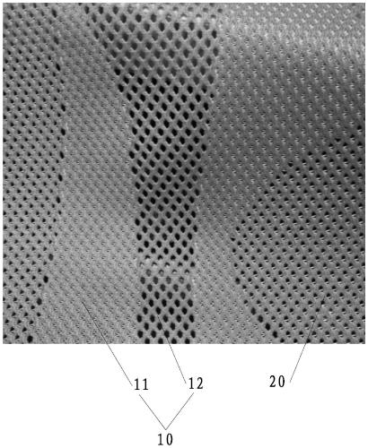 A kind of manufacturing process of upper mesh cloth