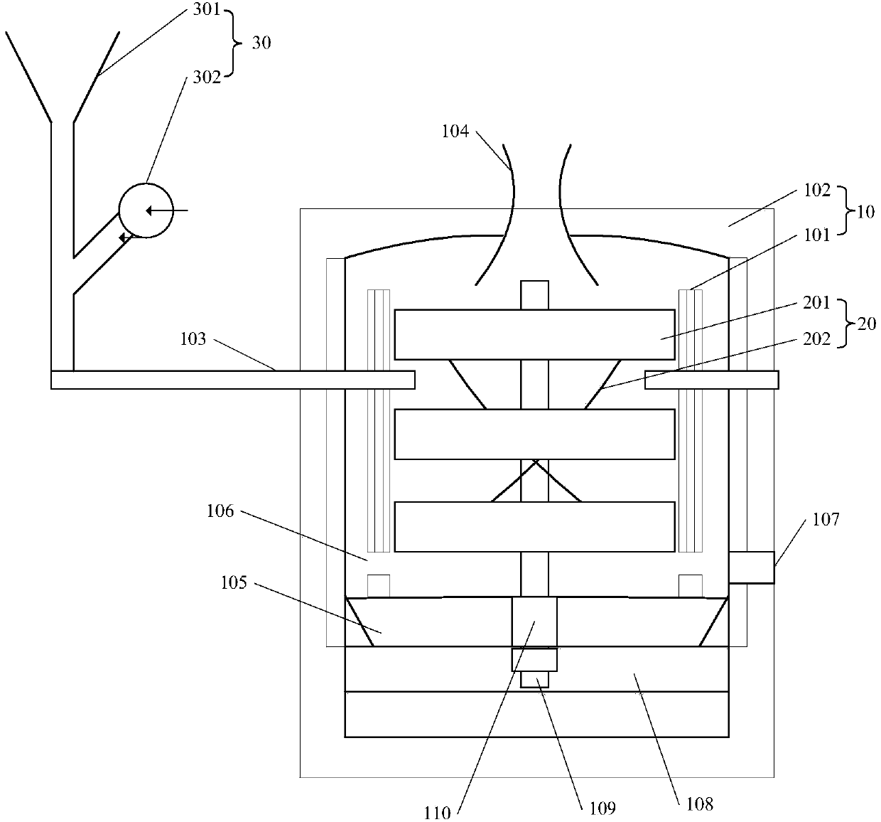 Energy-saving type biomass fuel furnace