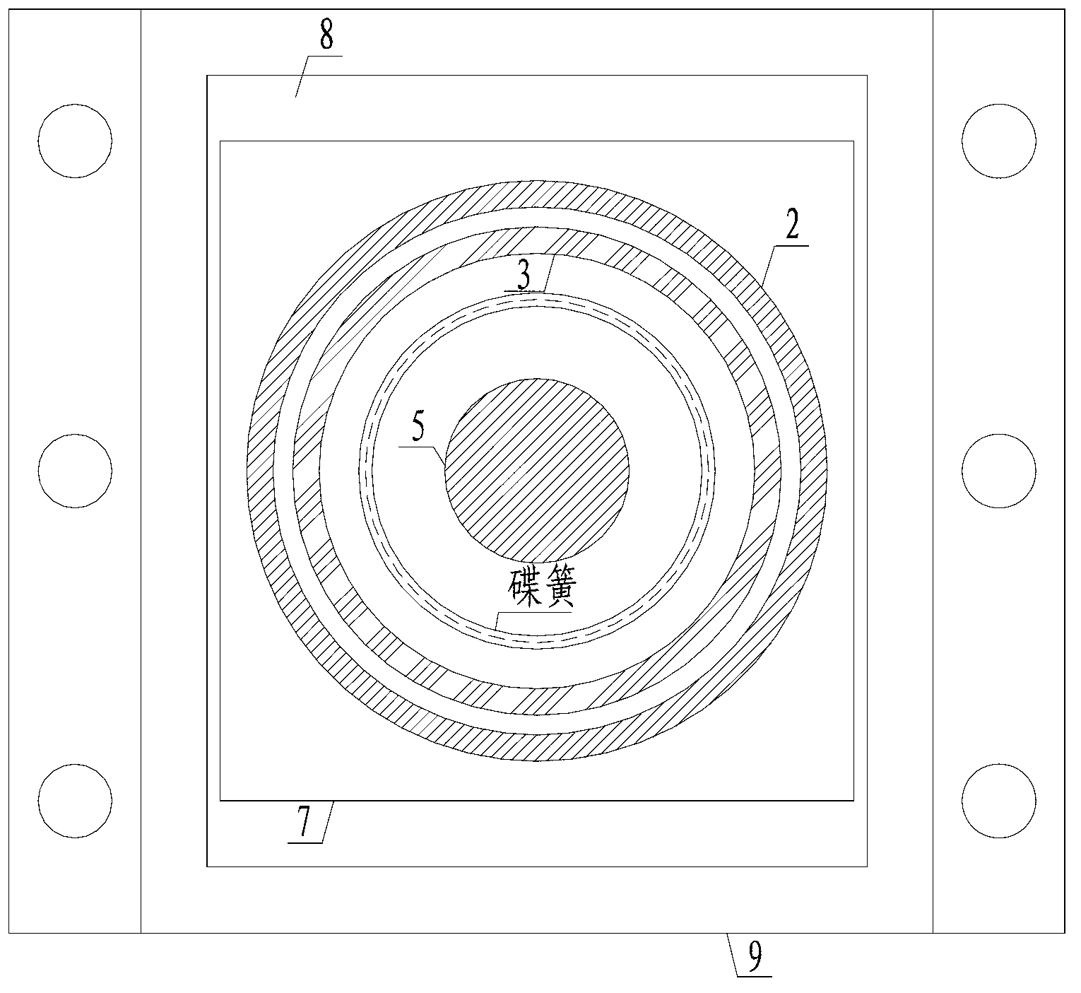 Tension-compression elastic support