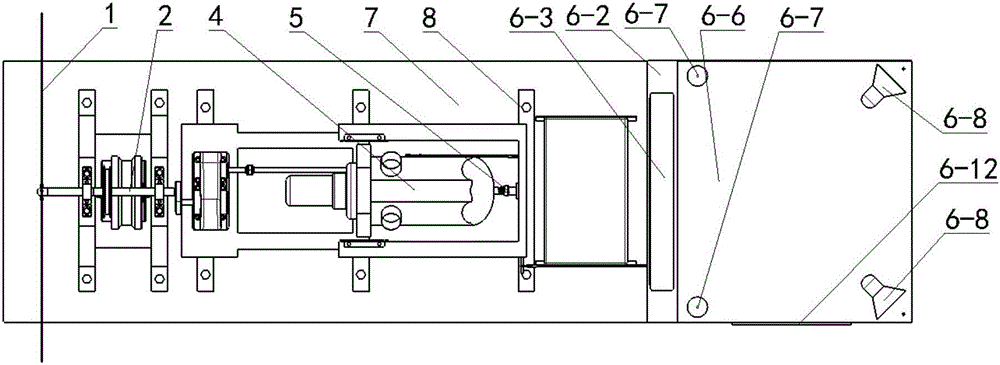 Turbo shaft engine test bench for aviation