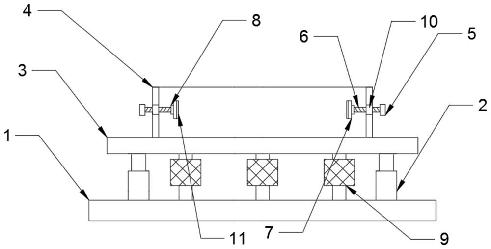 Electric control cabinet vibration reduction device