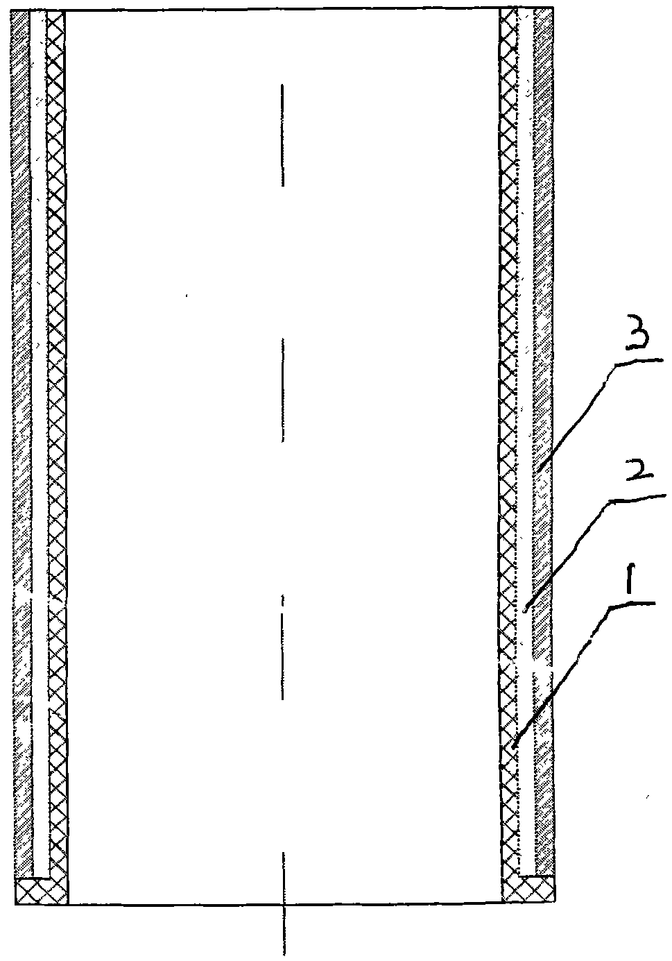 Method for preparing vertical intermediate-frequency furnace by integrally casting and compounding furnace pipe and thermal insulation layer