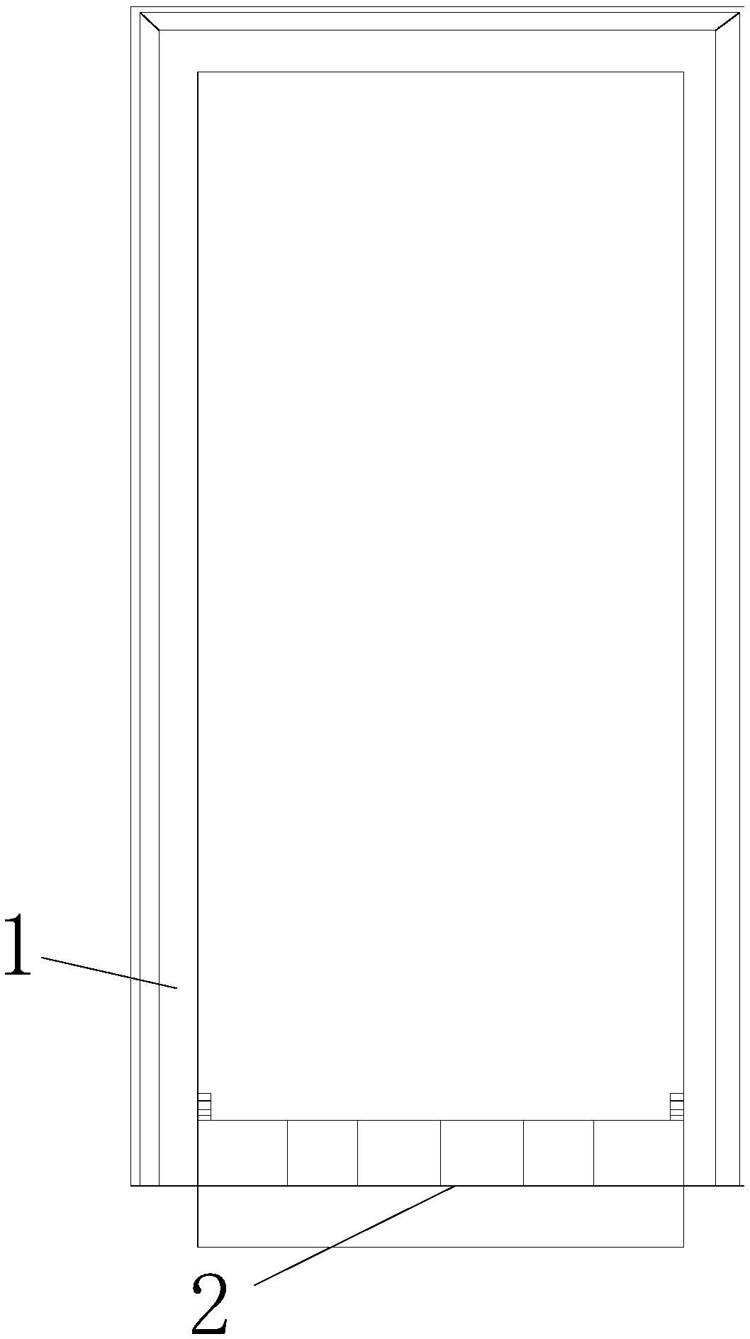 Threshold device with shrinkage protection assistance for building construction