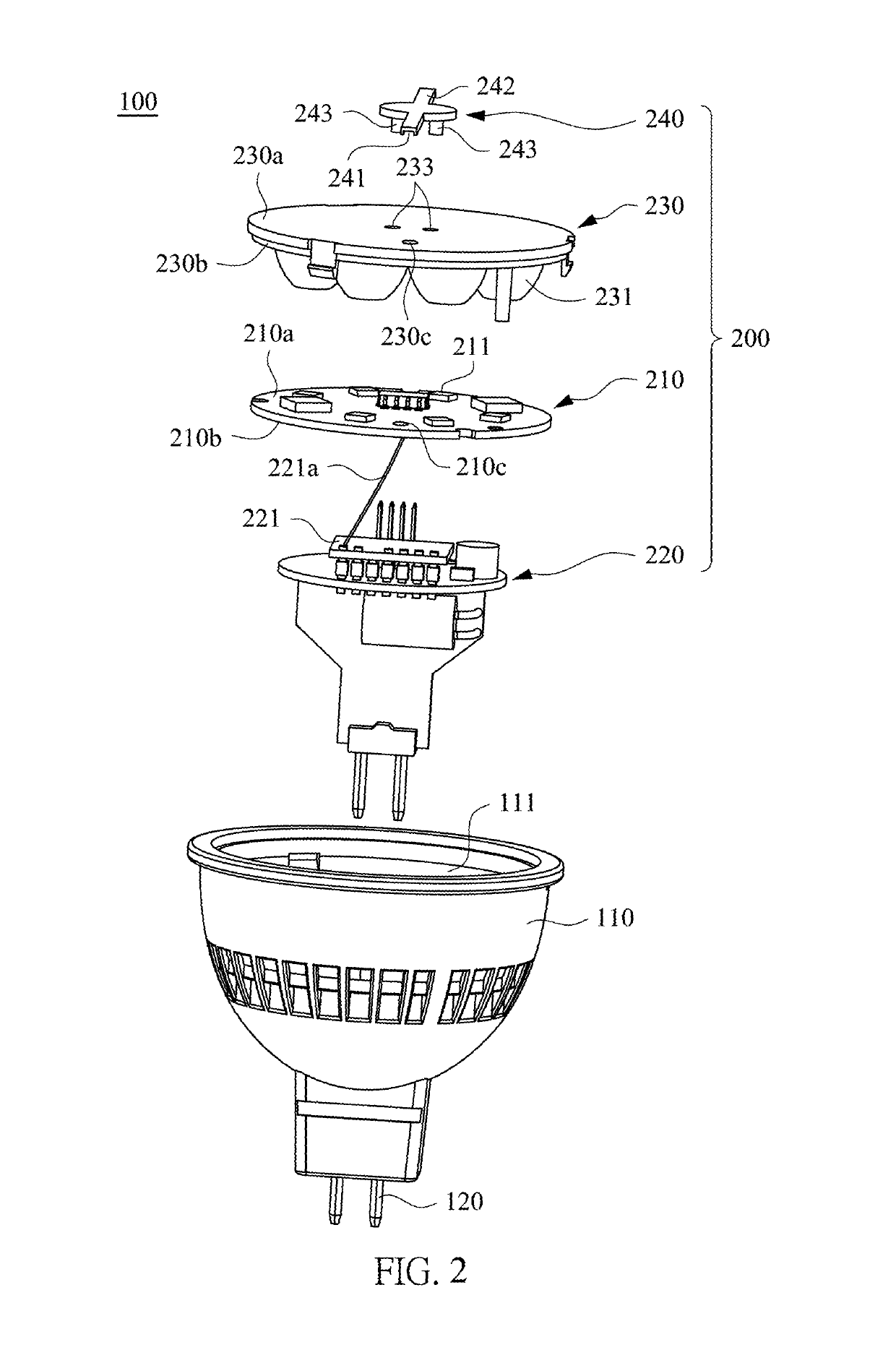 Lamp assembly and lamp using the lamp assembly