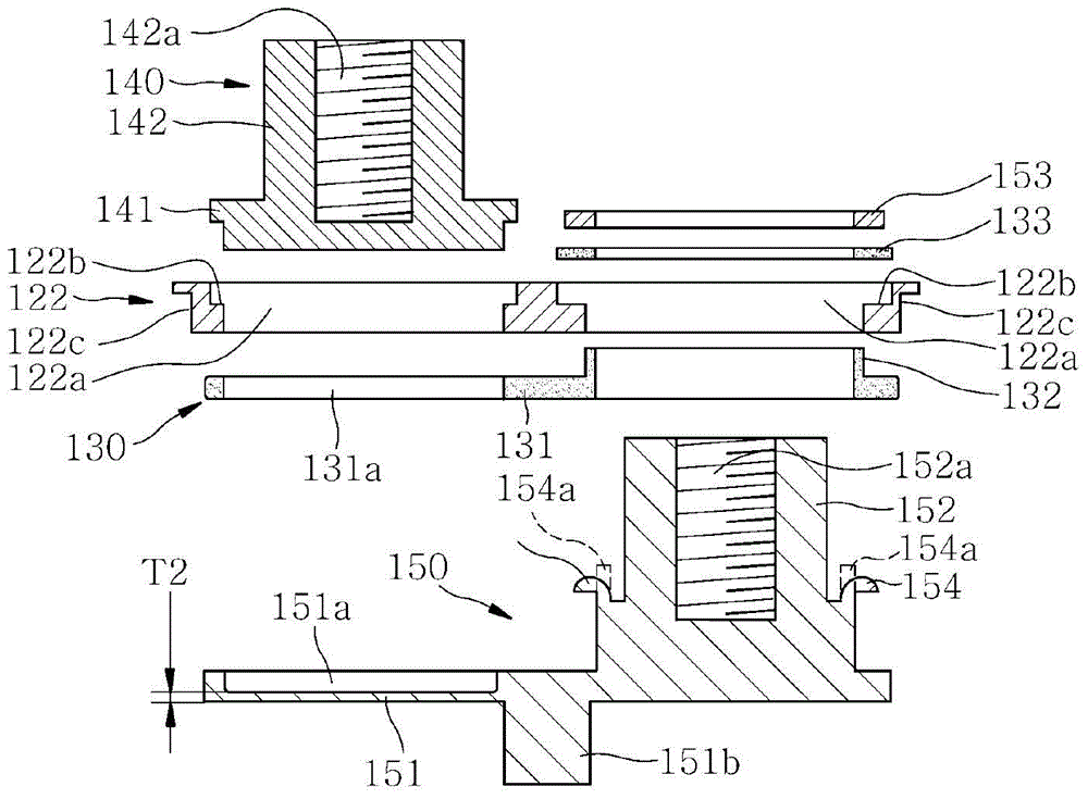 Electric double layer capacitor having low esr, and assembly method therefor