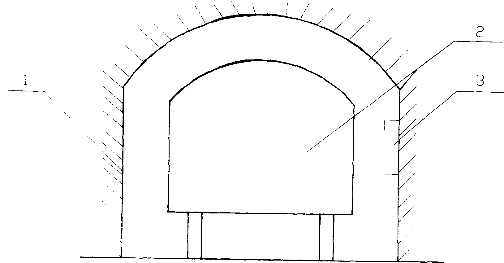 Method for implementing effect of animation or move by vehicle running in tunnel