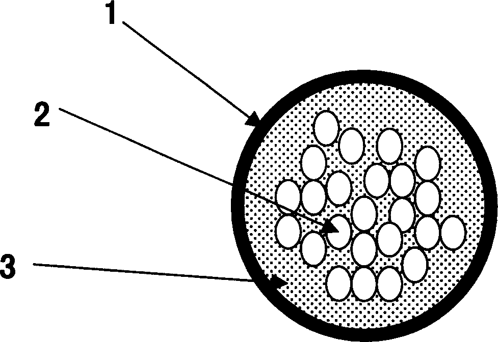 Optical cable with flame-retarding baffer layer