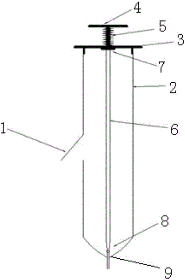 Tobacco naked seed sowing device