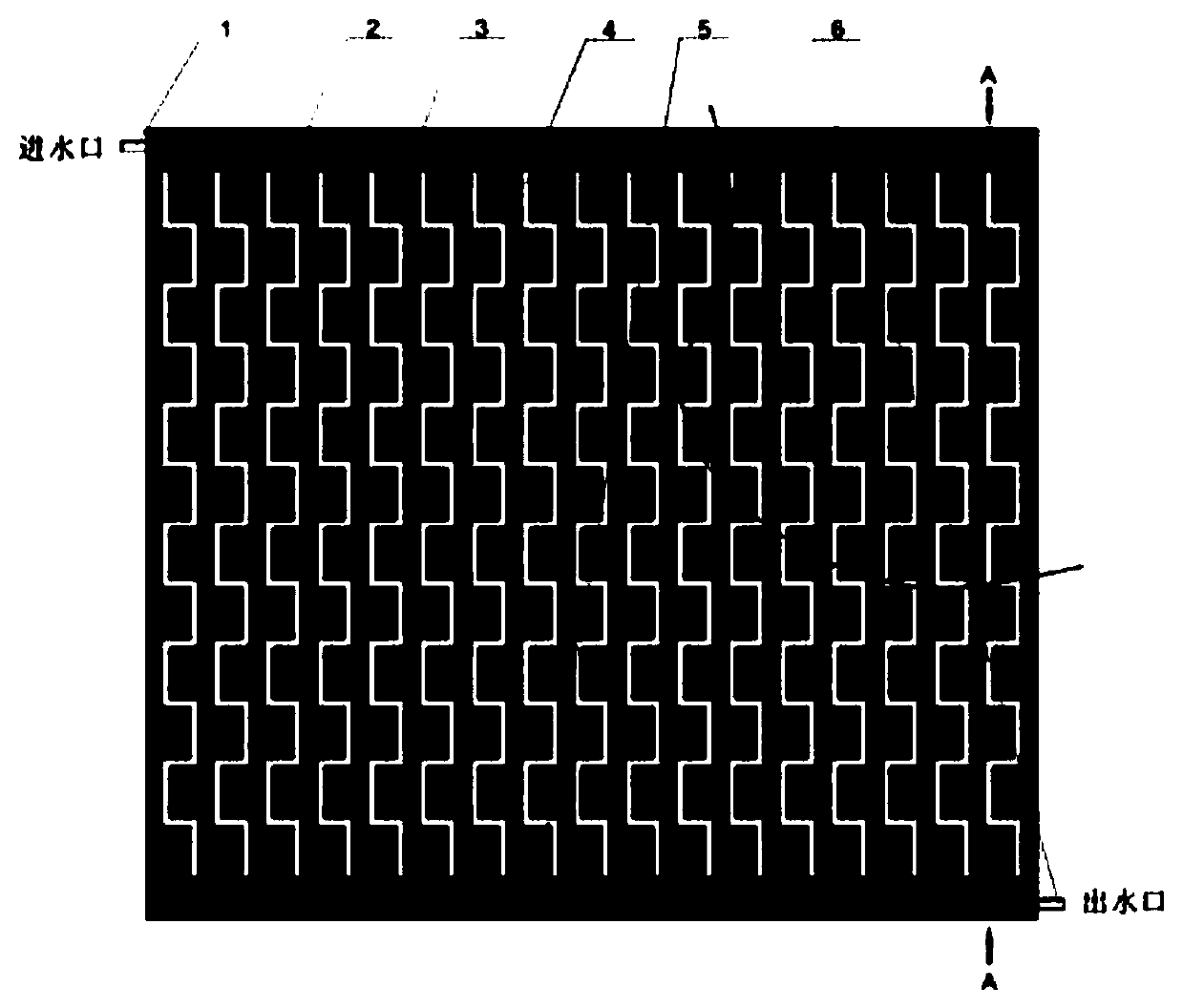 Variation microchannel cooling type surface flame low NOx gas device