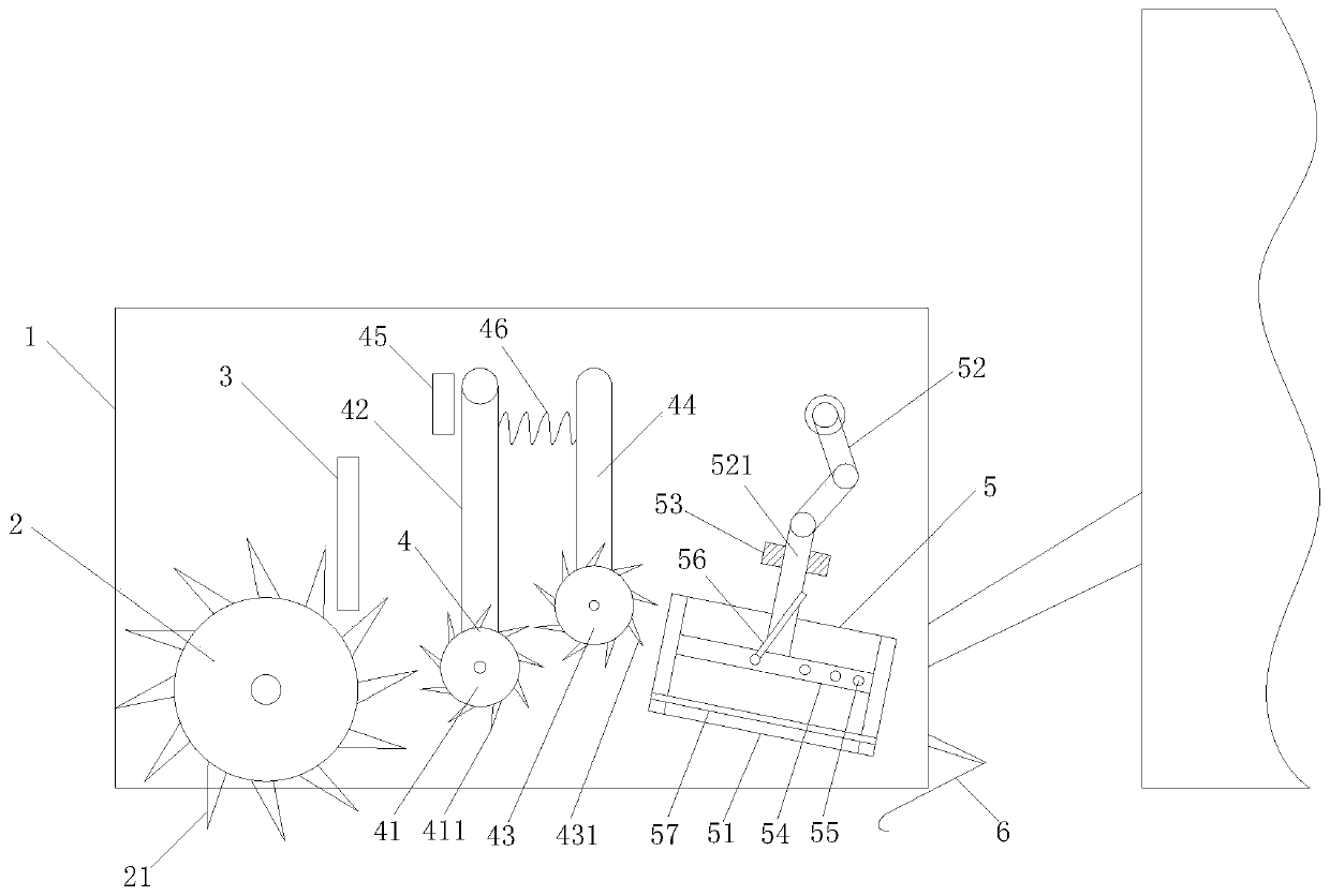 Agricultural intensive farming soil breaking machine