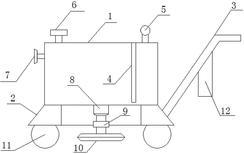 Lawn mower with watering function